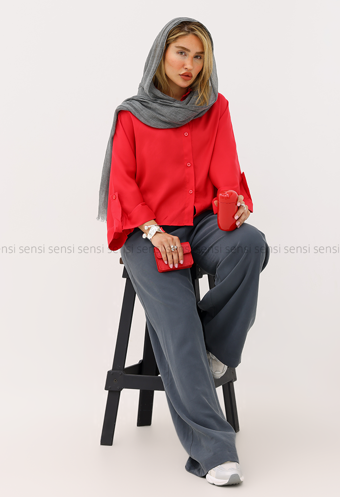 شومیز زنانه سیلک کیمونو کد1006270